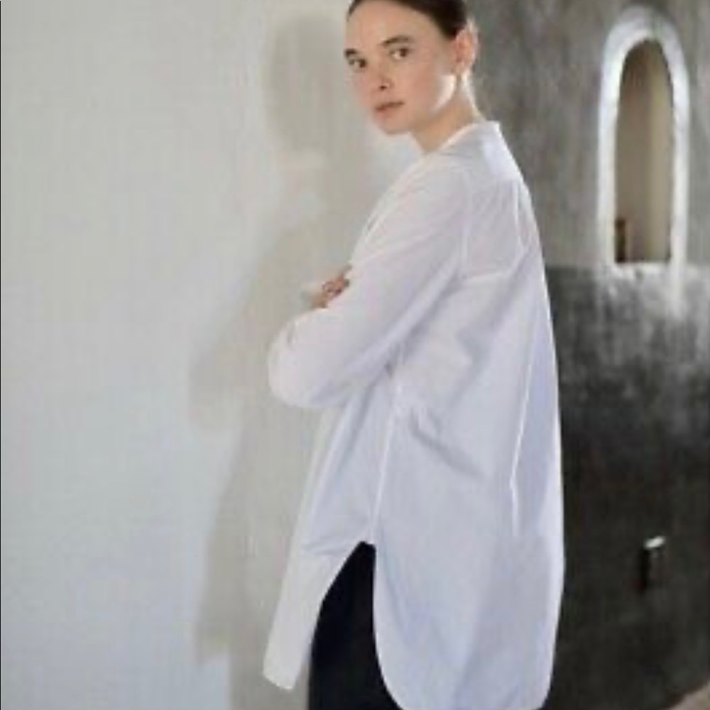 Celine Tuxedo shirt with bib and back ties 38 NWT - Picture 8 of 9